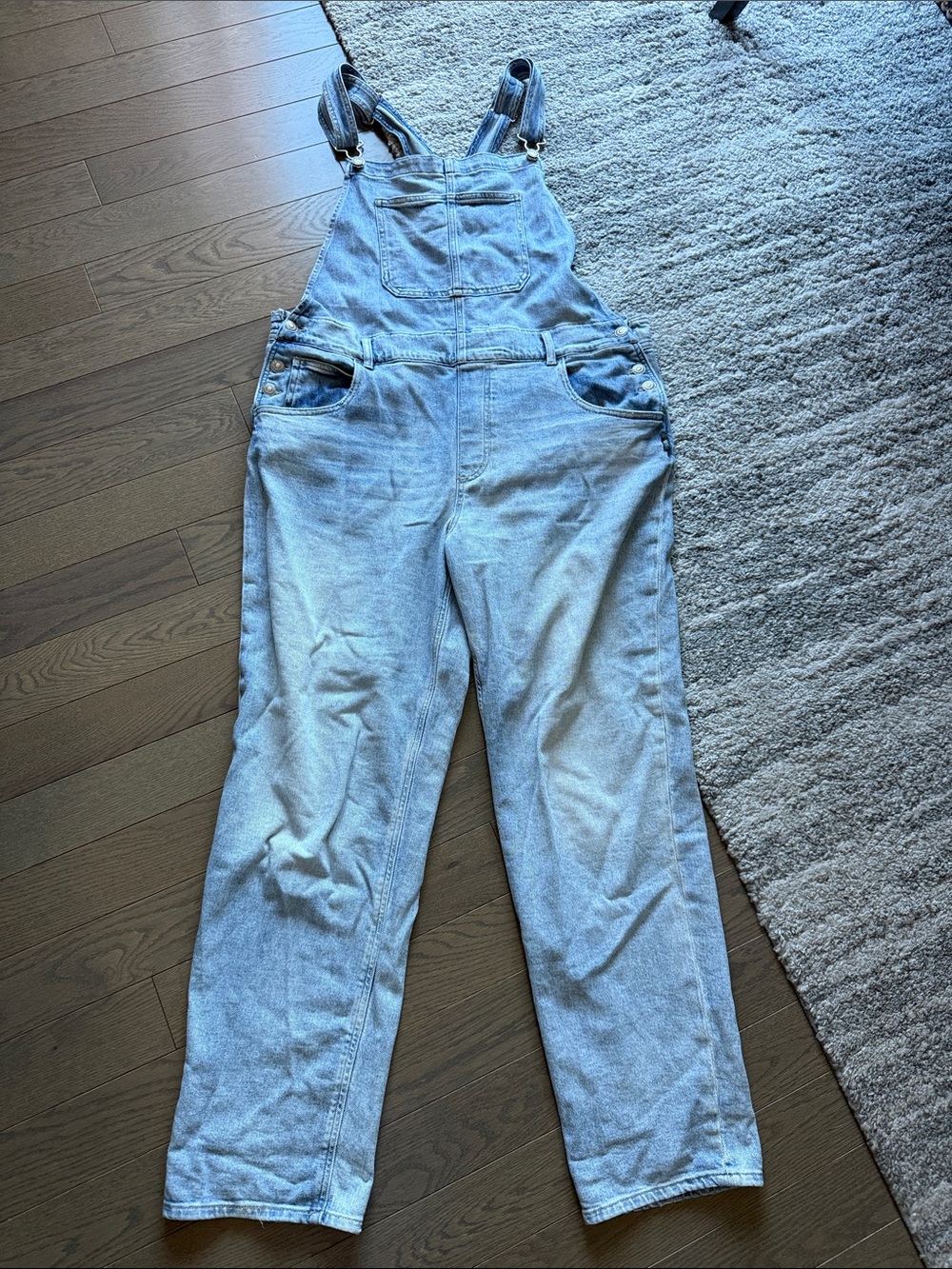 Silver Jeans Light Blue Denim Overalls Jumpsuit